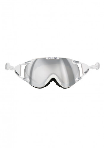 Zjazdové okuliare Casco FX 70 Carbonic biele / strieborné