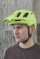 náhľad Cyklistická helma Poc Axion Fluorescent Yellow / Green Matt