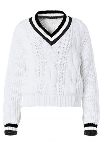 Goldbergh Cable Knit Sweater Black/White
