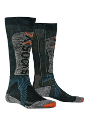 X-SOCKS Ski Energizer LT4.0 Petrol/Stone Grey Melange
