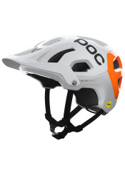 POC Tectal Race MIPS NFC Hydrogen White/Fluorescent Orange AVIP