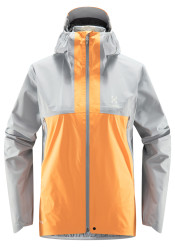 Dámska bunda Haglöfs 605231-4TL L.I.M GTX Active W sivá/oranžová