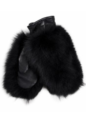 Dámske rukavice Gena Mittens Massa Bis Fox Black