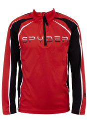 Detský rolák Spyder Boys Downhill-Zip T-Neck-volcano