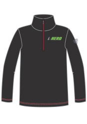 Dětský rolák Rossignol Boy Hero 1/2 Zip Warm Stretch Black