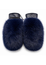 Dámske rukavice Gena Massa Bis Fox Black/Blue