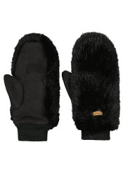Dámske palčiaky Barts Fur Mitts Black
