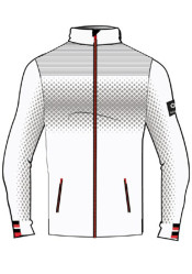 Pánský svetr Newland N3 3936/144 Man Full Zip White