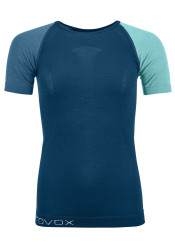 Dámské triko Ortovox 120 Competition Light Short Sleeve W Petrol Blue