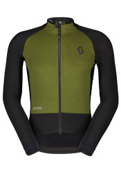Pánska cyklistická bunda Scott Jkt M's RC Pro Warm Hybrid GTX WS fir green/black