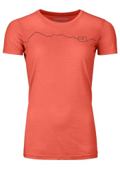 Dámské triko Ortovox 150 Cool Mountain TS W Coral