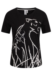 Dámské tričko Sportalm 1852510666 Black