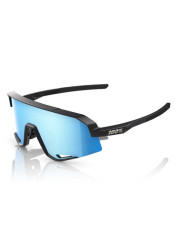 Slnečné okuliare 100% SLENDALE - Matte Black - HiPER Blue Multilayer Mirror Lens