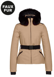 Goldbergh Hida Faux Border Ski Jacket Marmottes