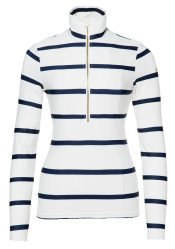 Goldbergh Maxime Ski Pully Breton Stripe Cream/Blue