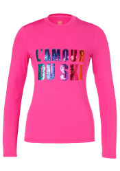 Goldbergh Le Coeur Long Sleeve Tee Passion Pink