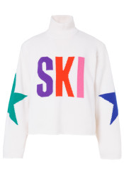 Goldbergh Calore Long Sleeve Knit Sweater White