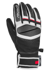 Pánské rukavice Reusch Mastery 7745 Black/White/Fire Red