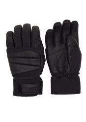 Pánské rukavice Toni Sailer Fred Men Leather Gloves Black