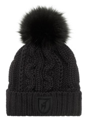 Dámská čepice Toni Sailer Casandra Fur W Hat Black