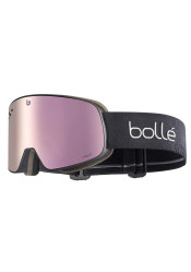 Lyžiarske okuliare Bollé Nevada Black Matte-Volt Pink Cat 2