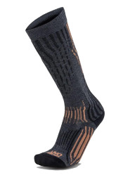 UYN W Ski Cashmere Socks Grey Stone/Copper J257
