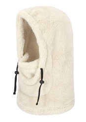 Detská kukla Jail Jam Teddy Hood 043 Offwhite Black White Beige – teplá a mäkká ochrana pre malých dobrodruhov