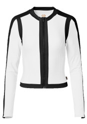Goldbergh Splash Long Sleeve Zip Ras White
