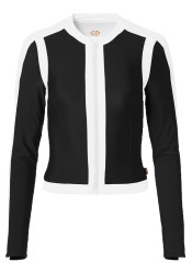 Goldbergh Splash Long Sleeve Zip Ras Black