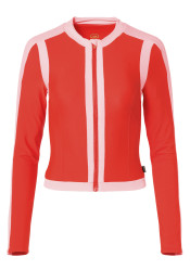 Goldbergh Splash Long Sleeve Zip Ras Sunset