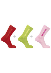 Salomon Ponožky Everyday Crew 3-Pack Flame Scarl