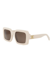 Slnečné okuliare Celine Triomphe Square White CL40304U5625E