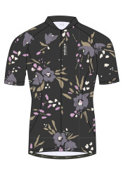 Maloja Dres VilsaM. AOP 1/2_deep black