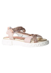 Nis 2529610A/1 Sandalo Pelle/Glitter Rosa
