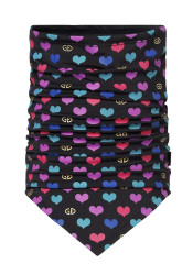 Dámsky nákrčník Goldbergh Cupid Neckwarmer Cuori Maschera