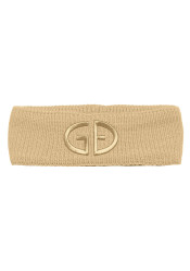 Dámska čelenka Goldbergh Warmth Headband Caramello