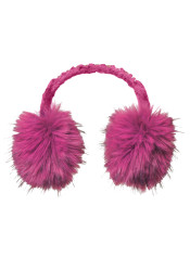 Dámske klapky na uši Goldbergh Fluffy Earwarmers Italian Rose