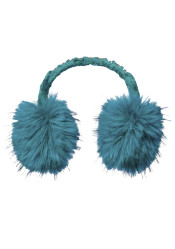 Dámske klapky na uši Goldbergh Fluffy Earwarmers Turchese