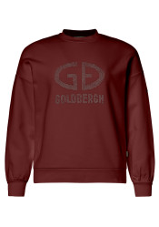 Dámska mikina Goldbergh Alessandra Crew Neck Sweater Vino Rosso