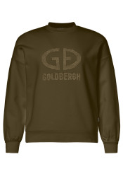 Dámska mikina Goldbergh Alessandra Crew Neck Sweater Dark Olive