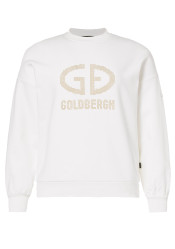 Dámska fleecová mikina Goldbergh Alessandra Crew Neck Sweater Cream