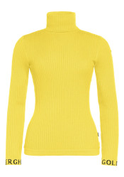 Dámsky rolák Goldbergh Mira Long Sleeve Knit Sweater Limone