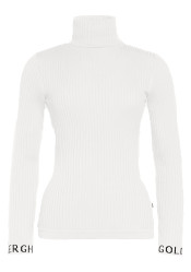 Dámsky rolák Goldbergh Mira Long Sleeve Knit Sweater Cream