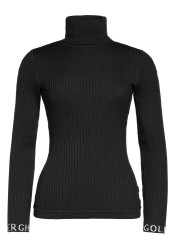 Dámsky rolák Goldbergh Mira Long Sleeve Knit Sweater Black