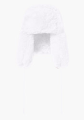 Dámska zimná bunda Goldbergh Cher Fluffy Aviator Hat White