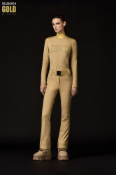 Dámske tričko Goldbergh Aurea Long Sleeve Tee Caramello