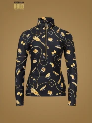Dámske tričko Goldbergh Farfalle Ski Pully La Pasta Dorata Black