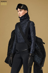 Dámske tričko Goldbergh Fascino Ski Pully Lace Black