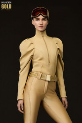 Dámsky rolák Goldbergh Belleza Ski Pully Caramello
