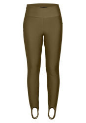Dámske slim fit nohavice Goldbergh Sandy Ski Pants Dark Olive